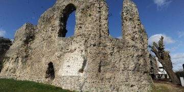 Abbey Ruins launch , to mark work starting.