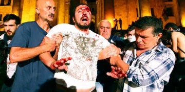 APTOPIX Georgia Protest