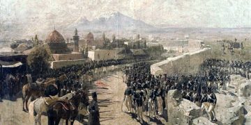 Capture of Erivan Fortress by Russia, 1827 (by Franz Roubaud)