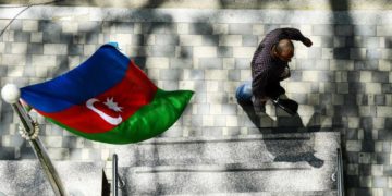 Azerbaijan flag 1000