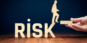 Risk Management Concept. Risk Manager Give Stability For Businessperson Which Can Do Step From Risky
