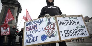 National Radical Demonstrate Against Immigration
