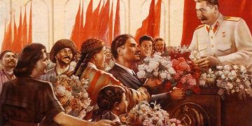 Great Stalin a symbol of camaraderie of the peoples of the USSR.