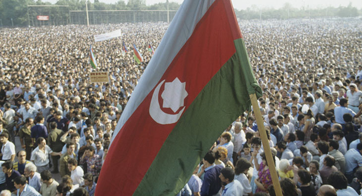 1989 Azerbaijani flag