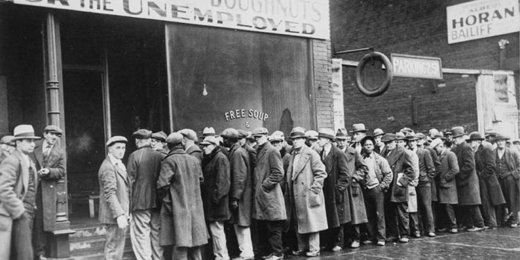 Great Depression unemployed 1024x746
